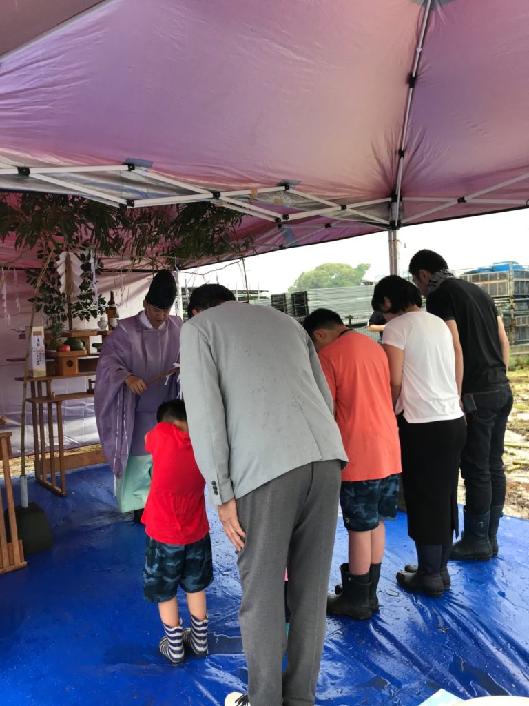 「家族基地のある家」　地鎮祭