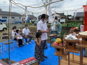 H様　待望の　地鎮祭