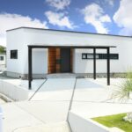 スタイリッシュなデザインの平屋