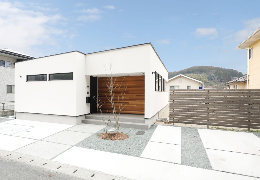 プライベートテラスのある家