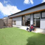 子どもたちが走り回れる庭